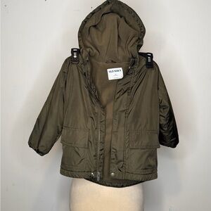 Old Navy Kids Unisex Water-Resistant Hooded Windbreaker Jacket Toddler Size 4t